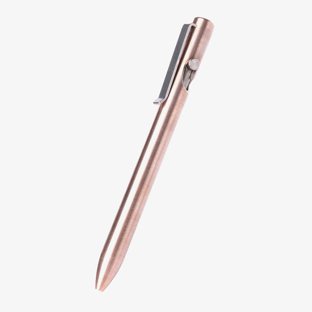 Thick Tungsten Copper Bolt Action Pen